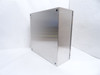 Hoffman CSD16166SS; Hinged Cover Enclosure SS; 16" x 16" x 6"
