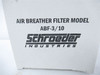 Schroeder Industries ABF-3/10; Air BreathFilter3Micron.75"NPT