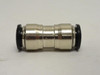 MFG- 3806 12 00; Nickel Plate Brass Connector; 12mm Tube MFG- 3806 12 00; Nickel Plate Brass Connector; 12mm Tube
