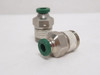 Parker W68PLP-3-4; Lot-2 Male Connectors; 3/16"PTC x 1/4NPT