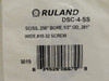 Ruland DSC-4-SS; Shaft Collar; SS; 1/4"ID; 1/2" OD; One Piece