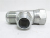 Parker 16 R6X-S; Swivel Nut Run Tee; 1 JIC x 1 JIC SW x 1 JIC Parker 16 R6X-S; Swivel Nut Run Tee; 1 JIC x 1 JIC SW x 1 JIC