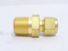 Swagelok B-600-1-8; Brass Tube Adaptor; 3/8" Tube x 1/2NPT