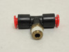 SMC KQT07-34S; Lot-2; Male Branch Tee; 1/4" Tube x 1/8 MNPT