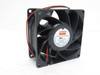 Dayton 2RTH8; Square Axial Fan 3-1/8" x 1-1/8"; 48VDC; 75CFM Dayton 2RTH8; Square Axial Fan 3-1/8" x 1-1/8"; 48VDC; 75CFM