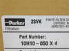 Parker 10H10-050; Box-4 Filter Element; 01 Micron; 52 SCFM Parker 10H10-050; Box-4 Filter Element; 01 Micron; 52 SCFM