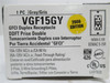 Cooper VGF15GY;  Tamper Resistant GFCI Receptacle; 2P; 2 Wire