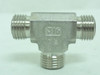 SSP P4T; Union Tee; SS-316; 1/4 OFS (x3) SSP P4T; Union Tee; SS-316; 1/4 OFS (x3)