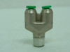 Numatics INB132-108-020; Y-Pattern Connector 1/8" Tube x 1/8 NPT