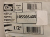 Cejn 10-550-5405; Pneumatic Connector; Nipple; 1/2" x 1/2 FNPT