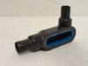 T&B LR17-B-1; Ocal-Blue Conduit 90Deg; Size: 1/2" NO Cover