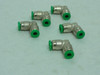 Numatics IN106-532-000; Lot-5; Union Elbow; 90Deg; 5/32" Tube
