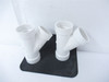 Charlotte Pipe 60011/2; Lot-2 Y Pipe PVC DWV 1.5" 45 Degrees