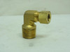 Parker 6-8 CBZ-B; Brass Compression Elbow 90Deg # 6 Tube; 1/2 NPT