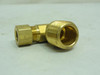 Parker 6-8 CBZ-B; Brass Compression Elbow 90Deg # 6 Tube; 1/2 NPT