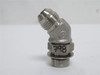 Superlok JHME-8T-03N; Elbow SS-316; 45Deg; 1/2 JIC x 1/2 BOSS Superlok JHME-8T-03N; Elbow SS-316; 45Deg; 1/2 JIC x 1/2 BOSS