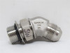 Superlok JHME-8T-03N; Elbow SS-316; 45Deg; 1/2 JIC x 1/2 BOSS Superlok JHME-8T-03N; Elbow SS-316; 45Deg; 1/2 JIC x 1/2 BOSS
