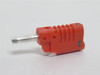 Pomona 73092-2; Red Banana Plug; Stackable Connector