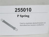 Premier One 255010; Lot-2 "P" Springs; SS; 7-1/2" Long