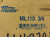 Martin ML110 3/4; Jaw Coupling Hub; 3/4"ID