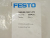 Festo SIM-M8-3GD-5-PU; Cable W/Connector 3-Pin; M8 Threads; 5m