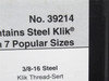 Marson M39214; Steel Klik Thread-Sert Kit