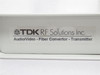 TDK 34400-TX; Audio/Visual Fiber Converter-Transmitter; 100-230VAC