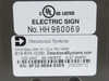 Directional Systems BLB77R-A194; LED Sign; "Test In Progress"