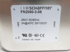 Schaffner FN2080-3-06; EMI/EMC Line Filter; 1PH; 3A; 250VAC