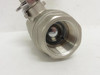 China MDL-UNKN-149236; Inline Ball Valve; SS; 1 FNPT; 600WOG