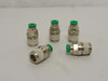 Numatics INB103-532-021; Lot-5 Male Straigt 1/8" Tube x 1/4 NPT