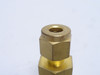 Swagelok B-400-1-6; Brass Tube Fitting; 3/8NPT x 1/4" Tube