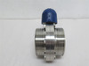 Definox DPX-2"; Sanitary Butterfly Valve; SS; Size: 2"