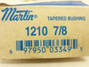 Martin 1210.875; Taper Bushing; 7/8"ID Keyway:  3/16" x 3/32"