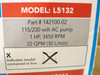 GPI L5132; Oil Transfer Pump; 1HP; 115VAC; 8GPM; Size: 500Gal