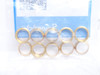 Swagelok B-603-1; Lot-21; Brass Front Ferrules; Size: 3/8"