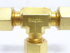 Swagelok B-400-3; Brass Compression Tee; 1/4" Tube