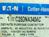 Eaton C25DNA340AC; Contactor; 40A; 600VAC; 3P; Coil: 120VAC