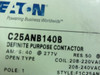 Eaton C25ANB140B; Contactor 40A; 600V; 1P; Coil: 240VAC