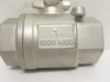 Industry-Std 1WMY4; Ball Valve SS; 1NPT; 1000PSI; NO HANDLE