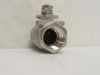 Industry-Std 1WMY4; Ball Valve SS; 1NPT; 1000PSI; NO HANDLE