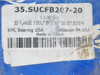 KML SUCFB207-20; Flange Bearing; 1-1/4"ID; SS; 3-Bolt Bracket KML SUCFB207-20; Flange Bearing; 1-1/4"ID; SS; 3-Bolt Bracket
