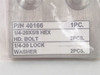 MFG- 40166; Steel Plate; 1/4-20X5/8 HEX x2; 1/4-20 LOCK x2