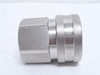 Dixon 8VF8-SS-E; Unvalved Coupler; SS-316; 1NPT 1" Body size Dixon 8VF8-SS-E; Unvalved Coupler; SS-316; 1NPT 1" Body size