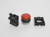 Eaton M22-L-R-R; Illuminated Push-Button; Red; 12-30V