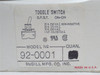 McGill 92-0001; Bat Lever Actuator Toggle Switch 20A; 250VAC