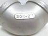 MFG- 409E111N020; Pipe Elbow; SS-304; 90Deg; 2NPT