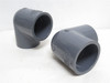 Lasko 806-025; Lot-2 PVC Elbow; 90Deg; Sch: 80; 2-1/2" Socket