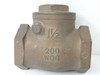 MFG- 10F305; Swing Check Valve; Bronze; 1-1/2" FNPT