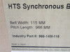 Bando 966-14M-116; HTS Belt 966mm Long; 115mm Wide